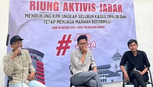Diskusi Riung Aktivis Jabar: Bahas Soal Laporan SYL Diduga Ingin Melemahkan Otoritas KPK