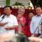 PERTEMUAN : Ketua Umum Partai Gerindra Prabowo Subianto menerima kunjungan Ketua Umum PSI Kaesang Pangarep di kediamannya, Jakarta Selatan, Kamis.