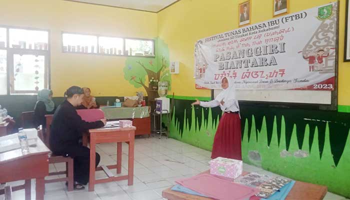 Siswa SD Kota Sukabumi Pamer Bahasa Sunda