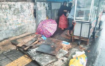 Trotoar Depan Hotel Horison Kota Sukabumi