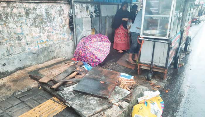 Trotoar Depan Hotel Horison Kota Sukabumi