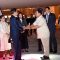 Presiden Joko Widodo disambut Menhan Prabowo Subianto saat tiba di Tanah Air dari kunjungan ke Arab Saudi, Sabtu (21/10/2023).  (Biro Pers Sekretariat Presiden)