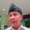 Penjabat Gubernur Jawa Barat Bey Triadi Machmudin memberikan keterangan di Gedung PLUT Kabupaten Bandung, Soreang, Kabupaten Bandung, Jawa Barat, Senin (23/10/2023). (Ricky Prayoga)