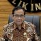 Menteri Koordinator Bidang Politik, Hukum, dan Keamanan RI Mahfud Md memimpin sidang Dewan Gelar, Tanda Jasa, dan Tanda Kehormatan di Jakarta, Senin (23/10/2023) sebagaimana disiarkan video dari Kementerian Koordinator Bidang Polhukam RI. (Genta Tenri Mawangi)