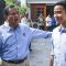 Bakal pasangan capres dan cawapres Prabowo Subianto-Gibran Rakabuming Raka saat menjawab pertanyaan wartawan di Kertanegara, Jakarta Selatan, Jakarta, Rabu (25/10/2023). (Galih Pradipta)
