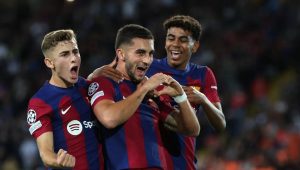Kalahkan Shakhtar 2-1, Barca Pertahankan Catatan Sempurna