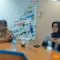 Ketua KPU Jawa Barat, Ummi Wahyuni (kanan) saat memberikan penjelasan di Graha Pena Bogor, Jumat (27/10/2023)
