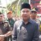 Penjabat Gubernur Jawa Barat (Jabar) Bey Triadi Machmudin memberikan keterangan setelaha menghadiri apel gelar pasukan Operasi Mantap Brata Lodaya 2023, di depan Gedung Sate Bandung, Selasa (17/10/2023).
