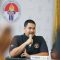 Menteri Pemuda dan Olahraga Republik Indonesia (Menpora Dito) pada konferensi pers peluncuran "Kemenpora x Saykoji Rap Challenge" di Graha Kemenpora, Jakarta, Selasa (17/10/2023). (Kemenpora)