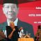 PILIHAN RAKYAT: Relawan Damai Sejahtera (REDS) mendeklarasikan dukungan kepada Ganjar Pranowo dan Mahfud MD di Hotel Borobudur, pada sabtu (28/11). (Foto: Federik Tarigan/Jawa Pos)