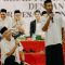 AKRAB: Ganjar Pranowo bersilaturahmi dengan pimpinan ponpes se-Sumatera Utara di Pesantren Darularafah Raya, Kabupaten Deli Serdang, Sumatera Utara, pada Jumat (10/11). (Foto: Tim Media Ganjar Pranowo)