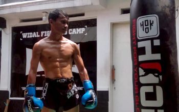 R. Maulana Tajiri (26) atau yang akrab disapa Dede Widal memang sudah membulatkan diri untuk menjadi Atlet Muay Thai.