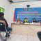 RELEASE : Kepala BNNK Sukabumi, M. Retno Daru Dewi saat melakukan press release operasi gabungan  Tim Terpadu P4GN Kabupaten Sukabumi.