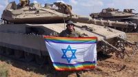 Tentara Israel kibarkan bendera LGBT-Foto/Tangkapan Layar/Instagram/@lampuislam-