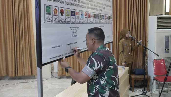 Deklarasi Pemilu Damai 2024 Kabupaten Sukabumi