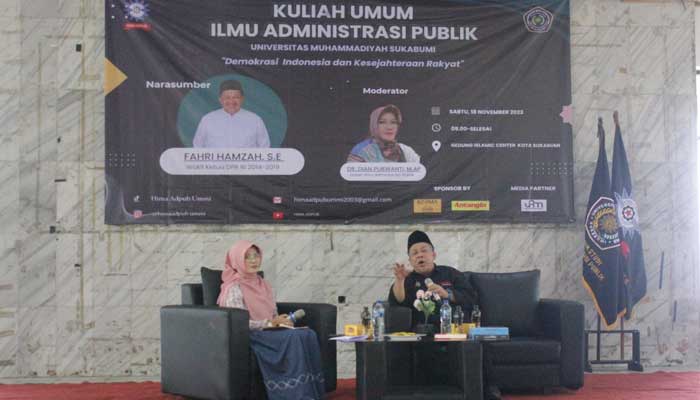 Fahri Hamzah Isi Kuliah Umum di UMMI
