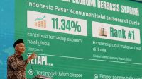PUSAT PERHATIAN: Ganjar Pranowo hadir dalam rakernas LDII 2023 di Pondok Pesantren Minhajurrosyidin, Lubang Buaya, Jakarta Timur, pada Rabu (8/11). (Foto: Tim Media Ganjar Pranowo)