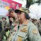 DITUTUP : Menteri Lingkungan Hidup dan Kehutanan (LHK) Republik Indonesia, Siti Nurbaya, menutup upacara pendidikan dan pelatihan reguler Polisi Kehutanan (Polhut) tahun 2023 di kawasan Situ Gunung, Kecamatan Kadudampit, Kabupaten Sukabumi pada Kamis (23/11).