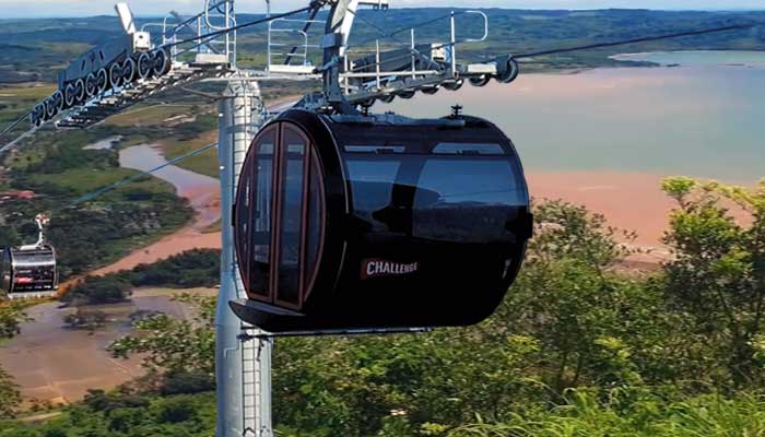 Kereta Gantung Sukabumi di Geopark Ciletuh