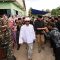 SAFARI POLITIK: Ganjar Pranowo saat bersilaturahmi di pondok pesantren Hidayatul Fadhola' Walisongo, Kabupaten Musi Banyuasin, Sumatera Selatan, Senin (6/11). (Foto: Tim Media Ganjar Pranowo)