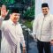 Ketua Umum DPP PartaiGerindra Prabowo Subianto (kiri) didampingi Wali Kota Medan Bobby Nasution di Medan, Sumut, Kamis (26/1/2023) malam. (Diskominfo Kota Medan)