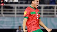 Timnas Maroko U17 menang adu penalti atas Iran U17 pada babak 16 besar Piala Dunia U17 2023, di Stadion Gelora Bung Tomo, Surabaya, Selasa malam 21 November 2023. (X @FIFAWorldcup)