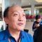 Kepala Dinas Tenaga Kerja dan Transmigrasi (Disnakertrans) Jawa Barat Teppy Wawan Dharmawan memberikan keterangan di Poltekes Kemenkes, Kota Bandung, Selasa (21/11/2023). (Ricky Prayoga)
