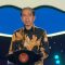 Presiden Joko Widodo saat menghadiri acara Puncak Hari Guru Nasional: "Bergerak Bersama Rayakan Merdeka Belajar" di Indonesia Arena, Gelora Bung Karno, Jakarta, Sabtu (25/11/2023).