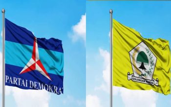 Partai Golkar dan Demokrat. (Istimewa)