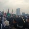 Aksi Bela Palestina di Monas, Jakarta Pusat, Minggu (5/11/2023).