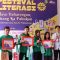 SERU: Para penerima penghargaan pada puncak festival literasi yang diselenggarakan oleh Dinas Perpustakaan dan Kearsipan Kota Sukabumi (27/9). (ist)