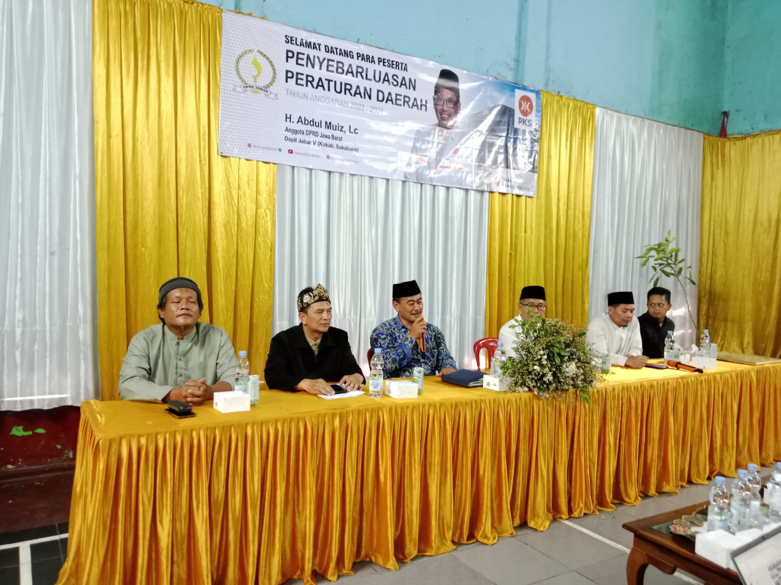 Anggota DPRD Provinsi Jawa Barat Fraksi Abdul Muiz  kembali melakukan penyebarluasan atau sosialisasikan Peraturan Daerah No. 2 tahun 2022 tentang Desa Wisata, pada Minggu (19/11/2023).