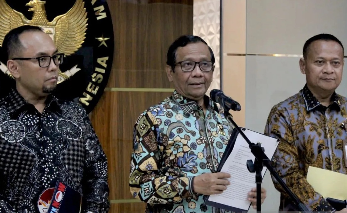 Menkopolhukam Mahfud MD