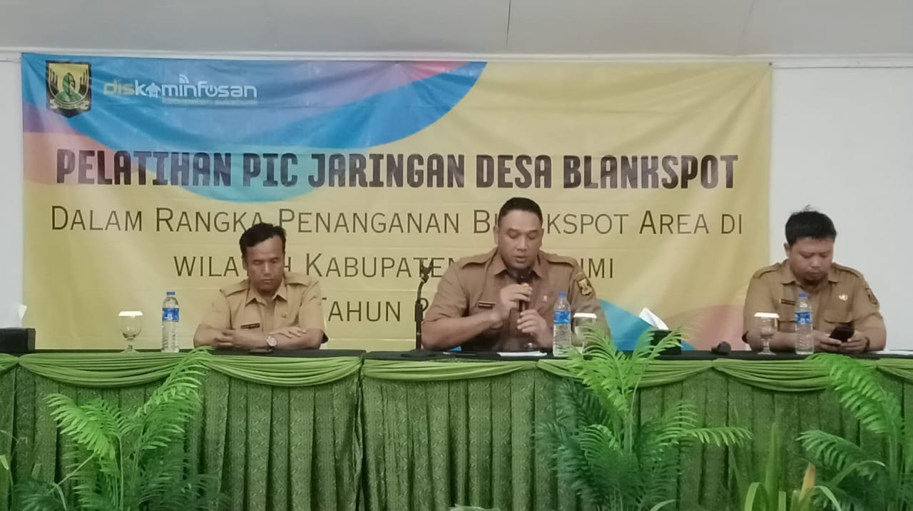 Suasana Pelatihan Jaringan Internet Kominfosan Kabupaten Sukabumi.