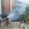 Personel Puskesmas Ciracap Kabupaten Sukabumi saat melaksanakan Fogging.