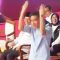 Aksi Gibran Rakabuming Raka saat debat perdana Capres