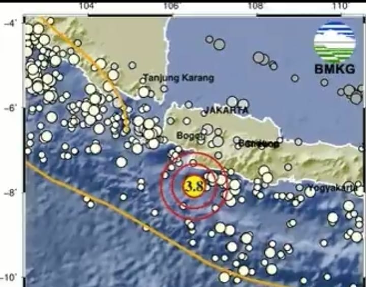 Siang ini wilayah Sukabumi kembali digoyang gempa berkekuatan 3.8 Magnitudo, Selasa (19/12/2023). Berdasarkan laporan dari BMKG gempa