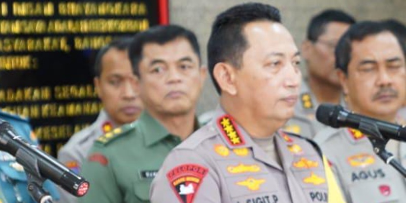 Kapolri Jenderal Pol Listyo Sigit Prabowo di Mabes Polri, Jakarta Selatan, Selasa (5/12)/Ist