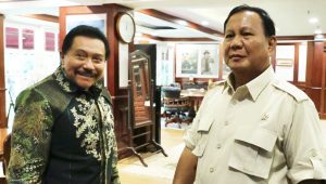 Capres Prabowo Dikunjungi Hendropriyono di Kantor Kemenhan