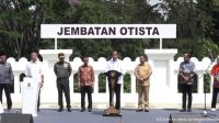 Presiden RI Joko Widodo saat meresmikan Jembatan Otista Bogor pada Selasa, 19 Desember 2023/Setpres