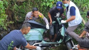 Scooterist Bogor Tewas, Usai Vespanya Masuk Jurang