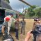 DISAMBUT : Menteri Pertahanan Prabowo Subianto saat disambut Anggota DPR RI Fraksi Gerindra Heri Gunawan.(foto : ist)