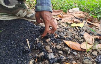 Jalan lingkungan Cireunghas Sukabumi