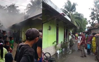 Rumah Warga Palabuhanratu Sukabumi Tersambar Petir