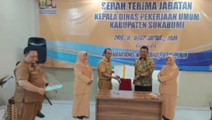 Sertijab Dinas PU Kabupaten Sukabumi