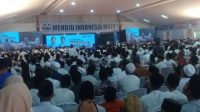 Ribuan ulama, tokoh agama, masyarakat Kabupaten Lebak deklarasi dukungan untuk calon presiden Prabowo Subianto untuk kemenangan Pilpres 2024.(Mansyur)