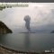 Gambar gunung anak Krakatau dari cctv PVMBG. (PVMBG)