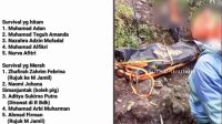 Dua mahasiswa Politeknik Negeri Padang sudah terindentifikasi meninggal di Gunung Marapi Sumbar. Total 5 orang tewas sudah terindentifikasi. (ist)