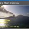 Gunung anak Krakatau dari cctv PVMBG. (PVMBG)