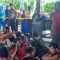 Sejumlah pengungsi etnis Rohingya beristirahat di Gedung Tempat Pendaratan Ikan (TPI) Kuala Idi Cut, Kecamatan Darul Aman, Kabupaten Aceh Timur, Provinsi Aceh, Kamis (14/12/2023). (Hafidiah)